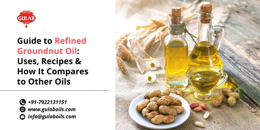 Refined groundnut oil