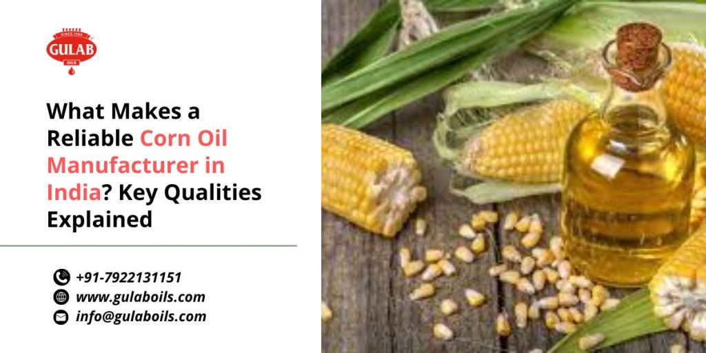 Corn Oil Manufacturer in India